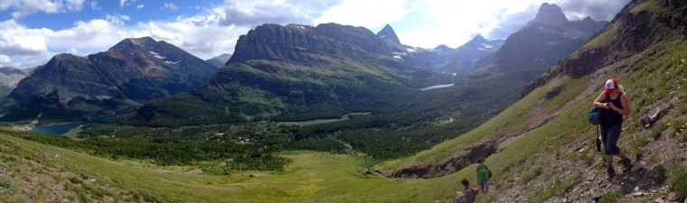 Monika in Many Glacier Valley in Glacier National Park. Photo courtesy of Monika Fleming. 